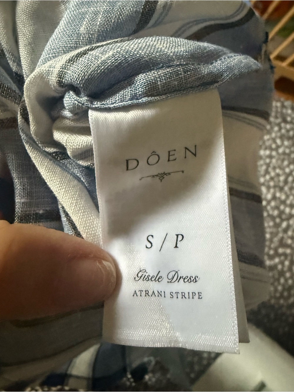Doen Gisele Atrani Stripe Dress - Size Small - NWT - Picture 5 of 6